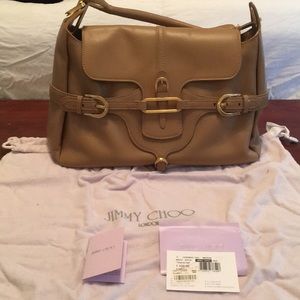 Authentic Jimmy Choo Medium Day Bag V Good Cond.